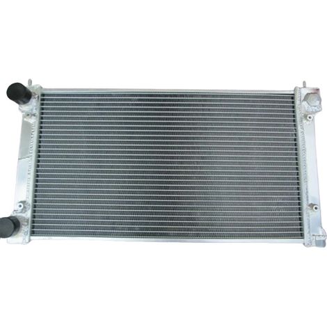 Radiador de aluminio, núcleo de 40 mm de grosor, 30 % más de capacidad de refrigeración, compatible con Golf MK1/2, construcción de epoxi sin juntas, construcción de aluminio duradera. (1/5)