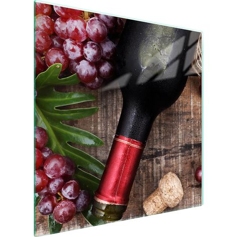 PIASTRA PROTETTIVA IN VETRO PER FORNELLO 50x52 VINO (1/5)