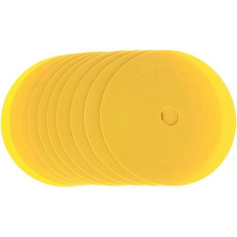 Lot de 10 cônes plats perforés pour le football et le basketball : marqueurs d'entraînement de vitesse et d'agilité. (1/5)