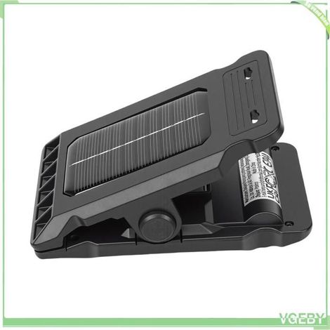 Lampe solaire à clipser - FAFEICY - 24 LED COB - Détecteur de mouvement - Pince et socle - Recharge solaire (1/4)