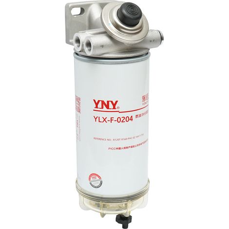 Filtro diesel con separatore d'acqua per Iveco, Caterpillar, Deutz, Fiat, Ford, MAN, Volvo, Mercedes-Benz, codice OEM 129-0372, 012924O4, 504166113, A0004771702, R120P (1/4)