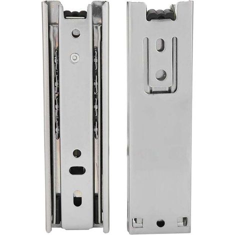 2pcs 5 pouces Mini Tiroirs Courts Diapositives Meubles Rail de Guide Extension Complète Cuisine Armoire Quincaillerie