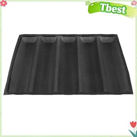 Plaque De Cuisson - Moule Perfore En Silicone - Pour Pain Francais - 44 X 33 Cm - 1 Unite (1/4)