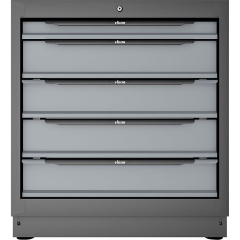 VIGOR Schubladen-Unterschrank, 5 Schubladen, 861 mm (1/5)