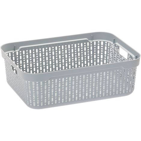CESTA PLÁSTICO MORSETTA GRIS CLARO -JAG