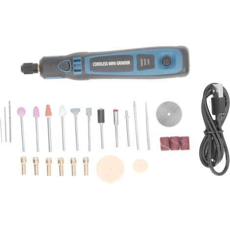 Electric grinder pen, 3-speed cordless rotary tool for sanding, drilling, polishing, engraving, and DIY projects (1/5)
