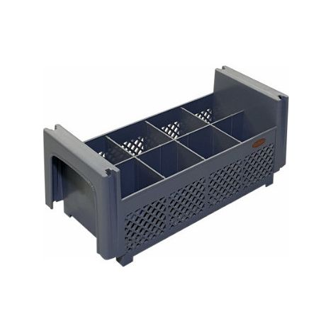 Casier lave-vaisselle - 450x190x180mm - 8 compartiments couverts - Saro