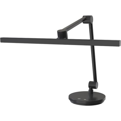 Flexo Borges Negro 10w 900lm 3000-4000-6500k Reg.Intensidad Articulable Orientable Tactil Regx48x18,4 Cm