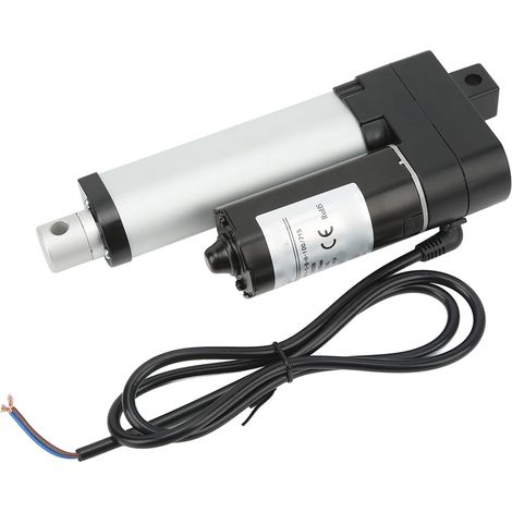 Vérin Électrique Linéaire 3000N 100mm 12V en Aluminium et ABS pour Lit Canapé (1/5)