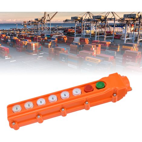 Boîtier de commande portatif étanche BERM/Belme COB-63A pour grues et palans, 220 V/500 V (1/5)
