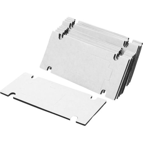 Support de sonnette auto-adhésif, adhésif puissant, lot 10, en plastique, compatible avec les (1/5)