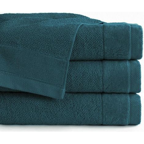 Serviette Vito 50x90 Turquoise 550g 100% coton (1/5)