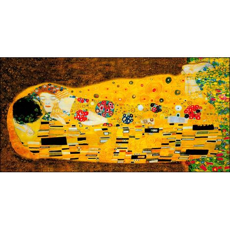 Lupia - Quadro su tela canvas DEEP 77X143 IL BACIO DI KLIMT (1/3)