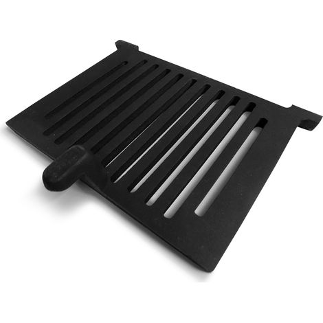 Grille à cendres pour inserts de cheminée Pano de Schmid - fonte - dimensions d'encastrement parfaitement adaptées
