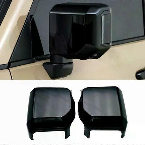 Zierabdeckung für Außenspiegel (schwarz) für Toyota Land Cruiser 250 Prado LC250 (ab Baujahr 2024) (1/5)