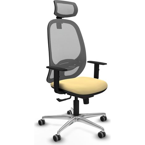 Chaise de bureau piqueras y crespo Cilanco noir accoudoirs 1D (1/2)