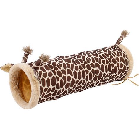 Petit tunnel pour animaux de compagnie, cachette tubulaire pour lapin, chaton, rangement facile (1/4)