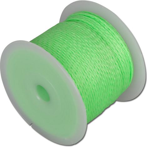 Cavo per muratura, cavo fluorescente in PP 2,0 mm 100 m verde overmann (1/5)