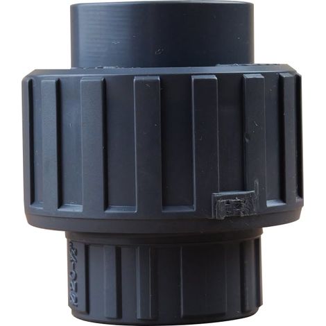 MANCHON UNION 3 PIECES JOINT EPDM A COLLER PVC PRESSION Femelle Ø20 - PLASSON (1/4)