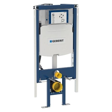 Bâti support WC Geberit Duofix UP320 – Élément autoportant pour montage indépendant – Hauteur 112 cm, largeur 50-76 cm – Fixations M12 (1/3)