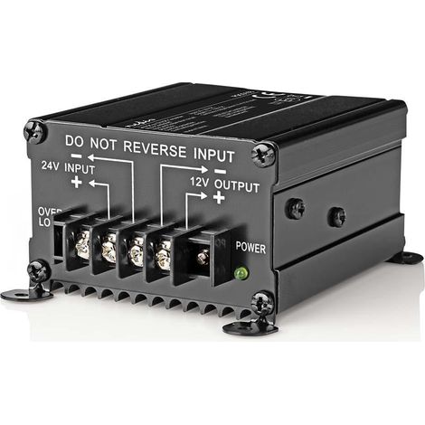 Nedis Convertidor de alimentación 24V a 12V negro 120W