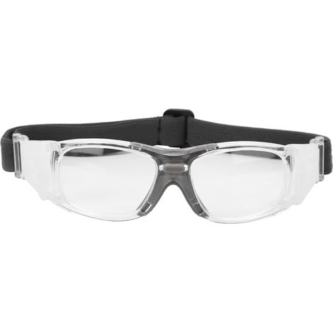 Schutzbrille für Basketball für Erwachsene, stoß- und kollisionsfest, klar weiß, für Outdoor-Sportarten (1/5)