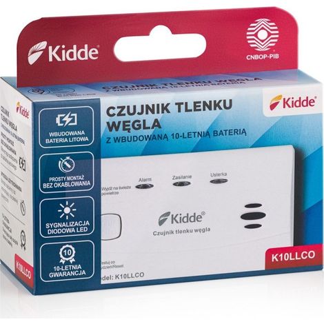 Kidde K10LLCO détecteur de fumée blanc 10 ans (1/4)
