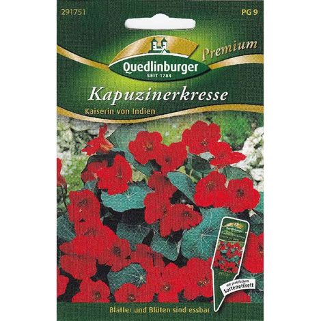 Quedlinburger Kapuzinerkresse Kaiserin von Indien - Blumensamen (1/2)
