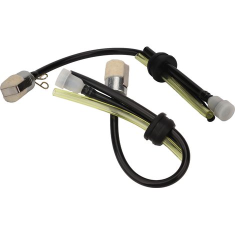 Lot de 2 filtres à carburant 2 en 1 en caoutchouc, outil multifonctionnel de rechange pour tondeuse à gazon Fuxtec MFS520 (1/5)
