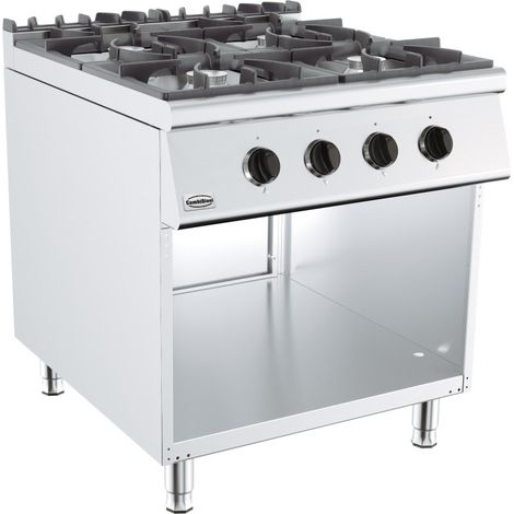 Cuisinière a gaz 4 bruleurs - Combisteel (1/2)