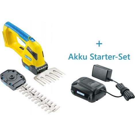 GLORIA FineCut 18V Compact Gras- und Strauchschere inkl. Akku Starter-Set - 001350.0000A