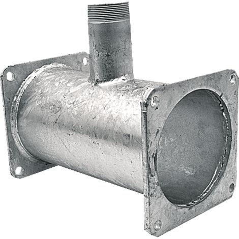 Distributore a T zincato 6" x 2 1/2" 21/2" per autocisterna 0200668