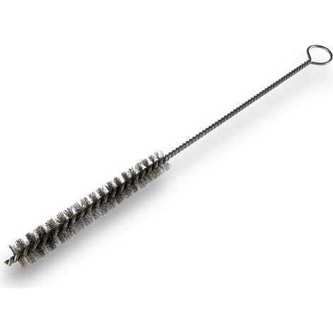 Lot de 6 goupillons ACIER multifonction Ø 16 mm Garnissage 100 mm Longueur 300 mm Ramonage brossage curetage nettoyage Conduits tubes tuyaux Kibros 13016300Ax6