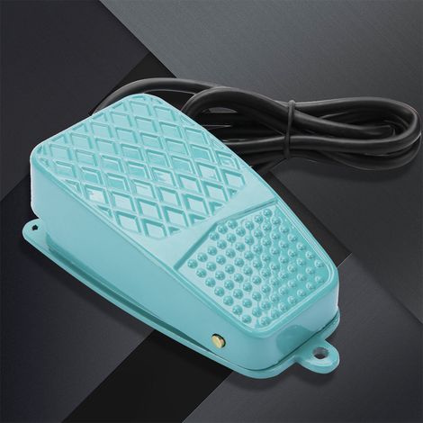 Elektrisches Fußpedal TFS-2 aus rutschfester Aluminiumlegierung, AC 250V 10A SPDT-Rückstellfederschalter, für industrielle Anwendungen (1/5)