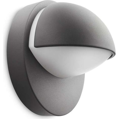 Philips myGarden - Lampada LED a parete per esterni, diametro 20 cm, E27, antracite 915002145803 (1/4)