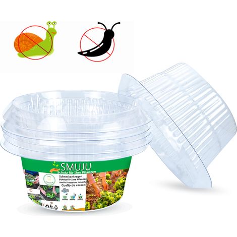 Bordure Anti-Lumache 12 Pezzi Ø 24 cm PET Protezione Piante (1/4)