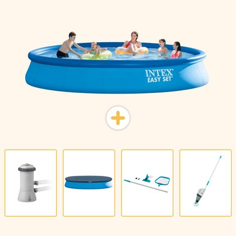 Intex Piscine Easy Set Ronde - 457x84 cm - 5-pièces S257 (1/5)