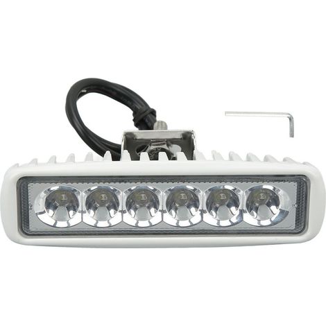 Lampe de travail LED pour bateau, étanche IP67, lumineuse, résistante aux chocs, pour voitures, Yachts, éclairage extérieur, lumière blanche/12W, 12V à 24vdc (1/5)