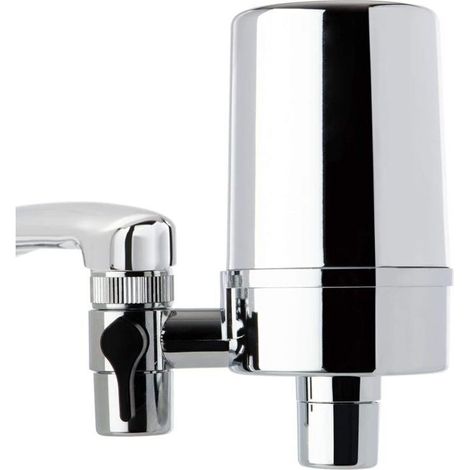 Filtre à Eau de Robinet pour Cuisine, Salle de Bain ou Évier de Camping-car, Longue Durée de Vie de 500 Gallons, Finition Chromée