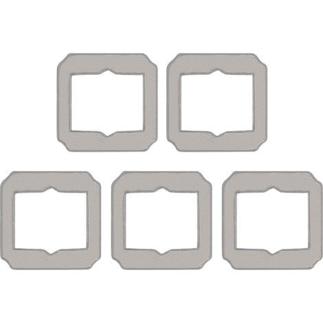 Set mit 5 waschbaren Mini-Fensterputztüchern aus Polyesterfaser (1/5)