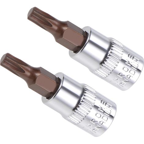2 Pièces Embouts de Tournevis Torx Embout Métrique T15 1/4" Drive (1/5)