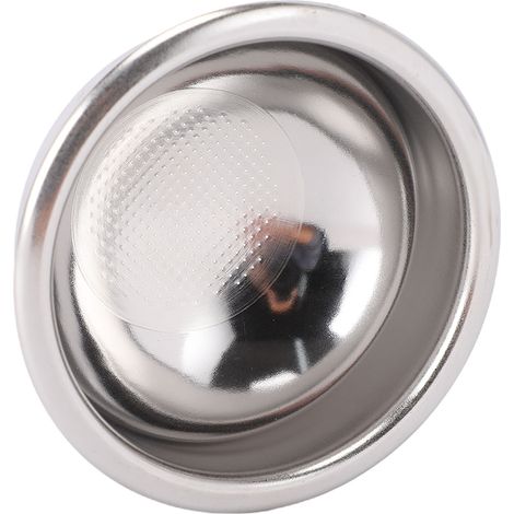 Panier porte-filtre 58mm, fond sphérique en acier inoxydable, sans fond pour la préparation du café (1/5)