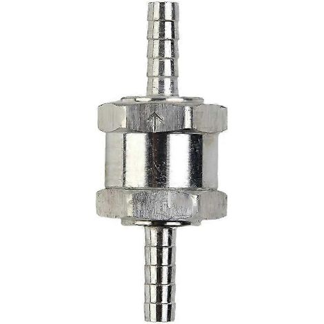 Einzigartiges Rückschlagventil für Luft-, Wasser- und Bio-/Pflanzenleitungen, 10 mm, 12 mm, 6 mm und 8 mm, aus Aluminium, kompatibel mit Benzin und Gas. (1/5)
