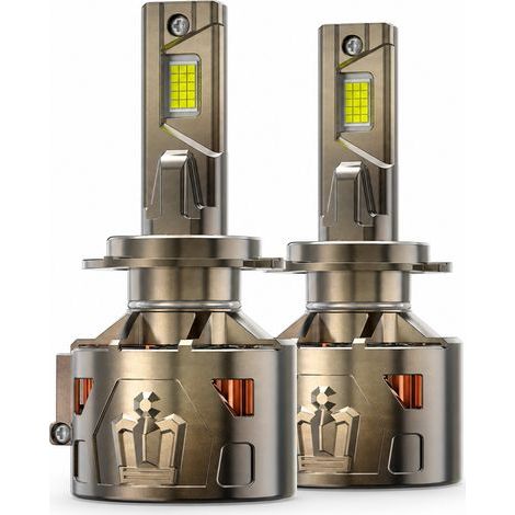 Bombilla LED H1 para faro de coche REDSEA, 330 W, 3 tubos de cobre, color bronce (1/5)