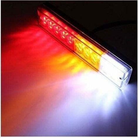 2pcs Feux LED Remorque 12V – 20 LED Arrière Frein Recul Clignotant Universel (1/4)