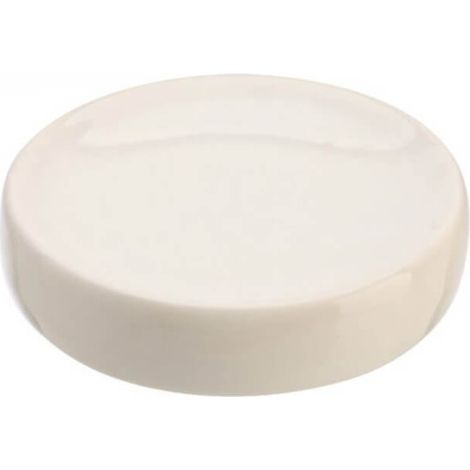 Portasaponetta Piattino Bagno Ceramica Bianco Linea Cily