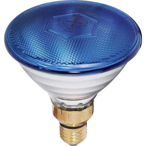 Ampoule halogène pour effet lumineux Eurolite Par-38 FL blau 230 V E27 80 W N/A à intensité variable (1/3)