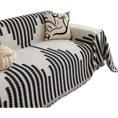 1 housse de canapé, 180 x 130 cm, en chenille épaisse, anti-taches et anti-griffures, pour canapés sectionnels, causeuses et familles avec enfants ou animaux (1/5)