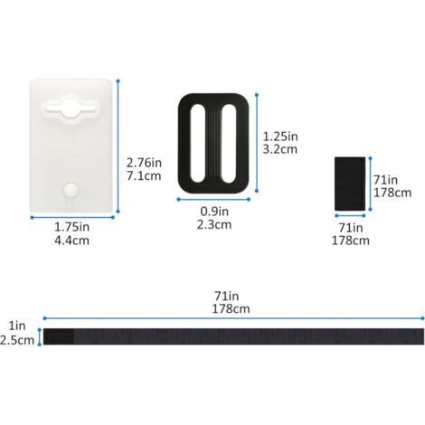 Sangles de Maintien,Accessoires Enrouleur de Couverture Solaire Jeu de Roues de Parasol Sangles de Serrage de Couverture de Piscine, pour couvertures de bâches de Piscine