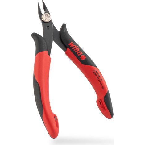 Pince coupante de précision électronique avec tête pointue sans flanc 130 mm (26812) (1/5)